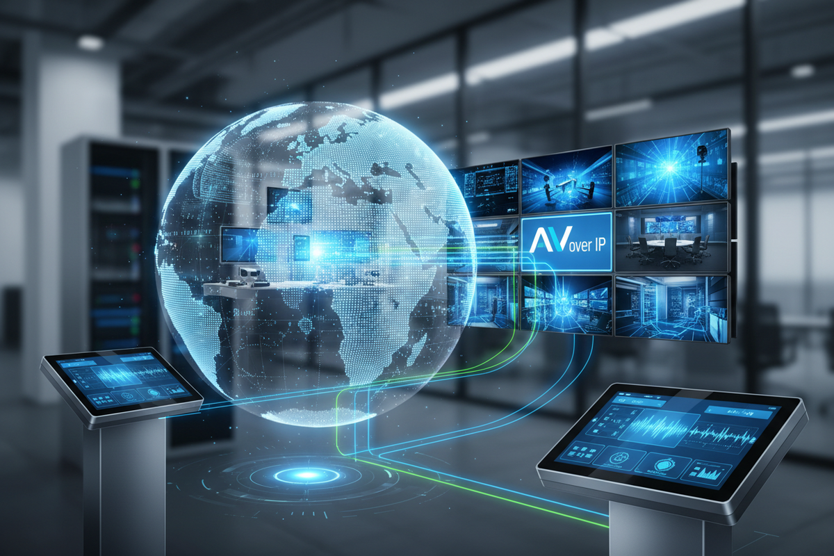 Ip Audio Visual System Audio Visual Over IP (AVoIP) – Yottapath