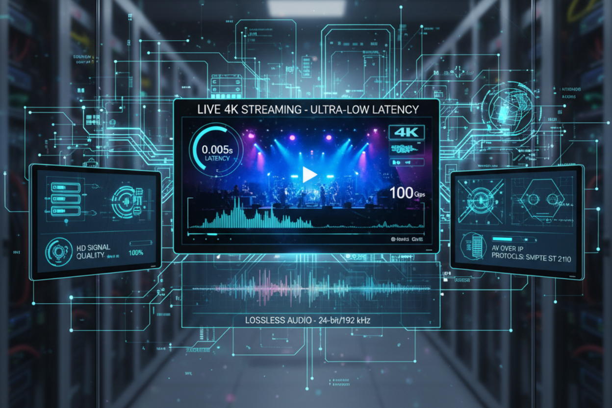 High-Quality Audio and Video Transmission